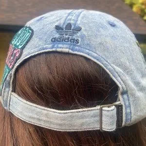 adidas | Accessories | Adidas Acid Wash Denim Strap Back Hat  display picture 3